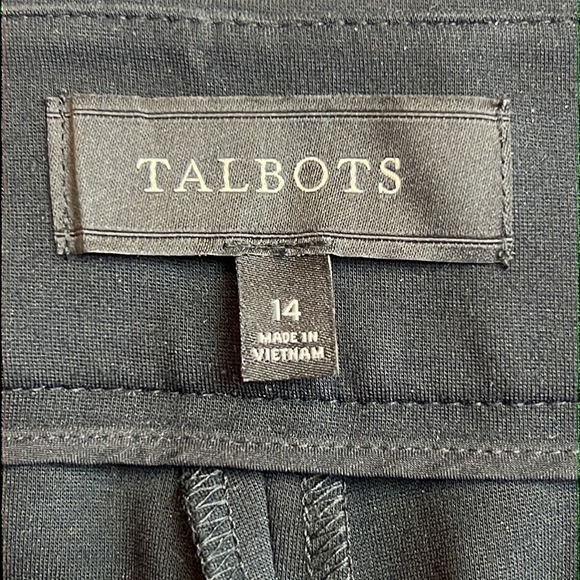 Talbots black dress trousers size 14 - Picture 6 of 12